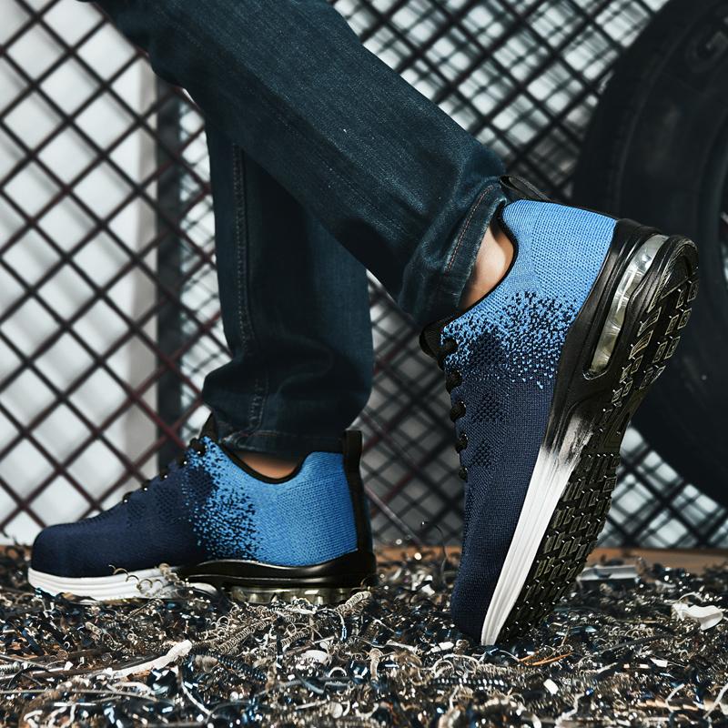 Men's Military Tactical Boots Army Boots Men Side Zipper Military Boots Men Anti-Slip Ankle Boots Work Safety Shoes Hiking Shoes