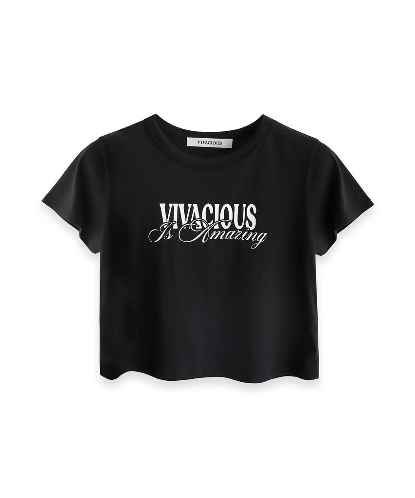 VIVACIOUS Chill Crop Tee White