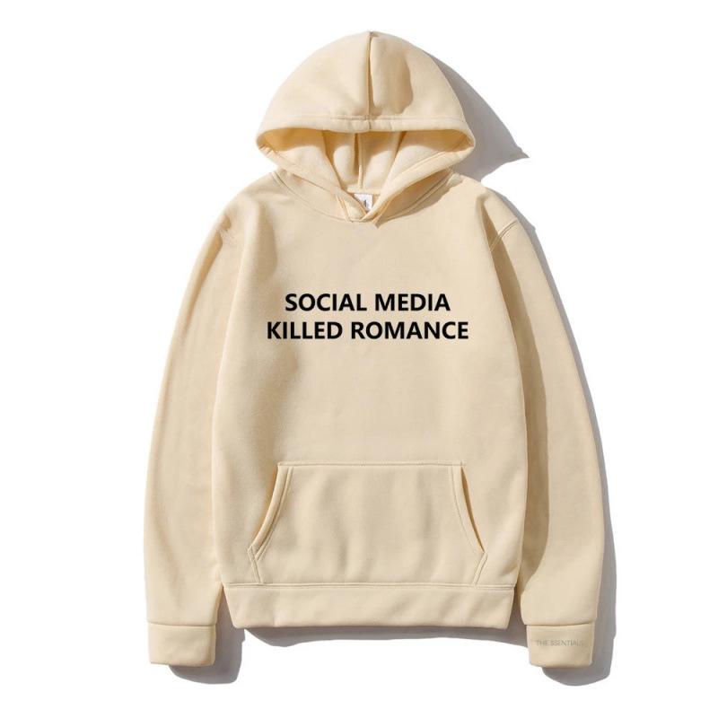 Letter Print Graphic Printing Sweatshirts for Fans Casual Long Sleeve Men/Women Clothing