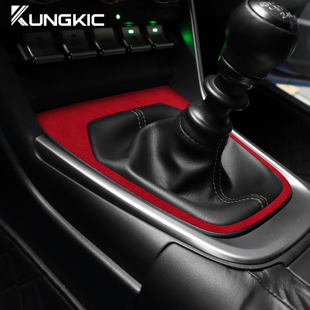 Top Suede Sticker For Subaru BRZ Toyota GR86 2021 2022 2023 2024 LHD RHD Car Gear Panel Interior Trim Accessories