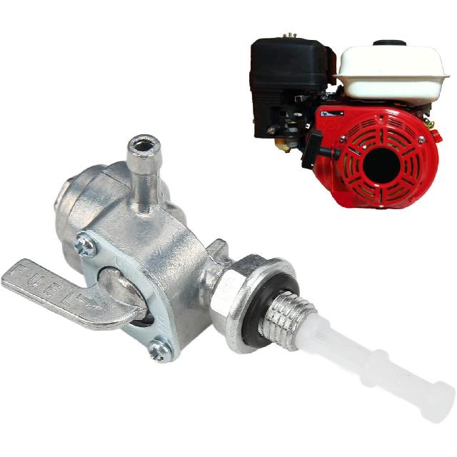 Fuel Shut Off Valve, 310574GS M10x1.5 Metal Fuel Valve Petcock for Gasoline Generator