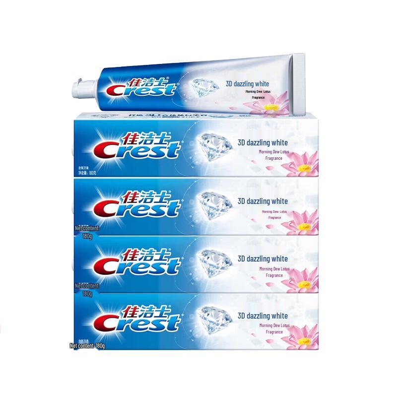 

Crest 3D White Morning Dew Lotus Fragrance Toothpaste Set