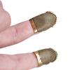 2pcs Vintage Thimble Hand Sewing Thimble Ring Finger Protector For Household Non-Slip Needle Press Finger Sleeve Sewing Tools