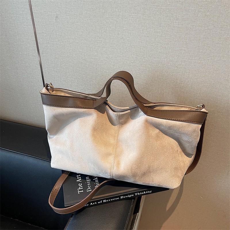 Kleines Design Große Kapazität Tragetasche Damen Wildleder Hochwertige Handtasche All-Match Temperament Pendeln Umhängetasche
