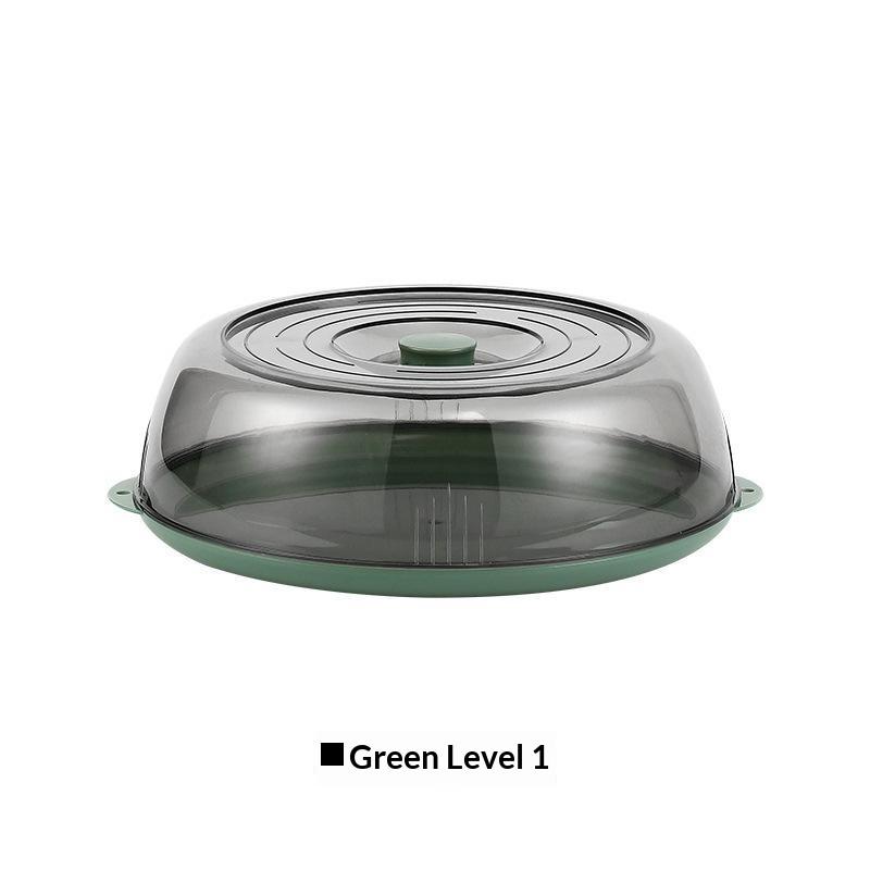 Kitchen Dust Proof Food Cover Stackable Heat Preservation Reusable Transparent Lid for Family Gathering Party