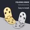 Zinc Alloy 180° Invisible Folding Table Hinge for Flip-Top Dining Tables