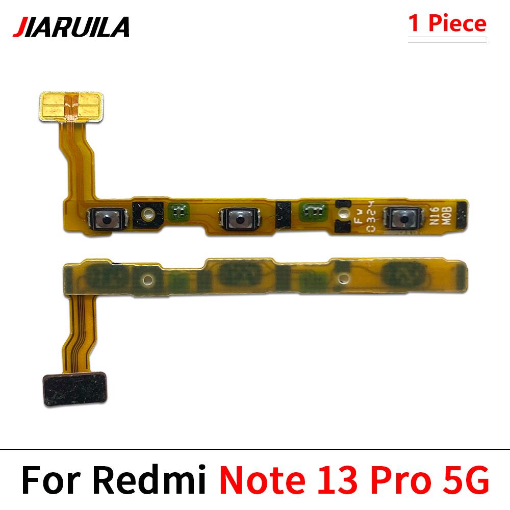 Power On Off Button Volume Key Switch Flex Cable For Xiaomi Redmi Note 10 10s 11 11s 11E 11T 12 12s 12 13 Pro Plus 4G 5G