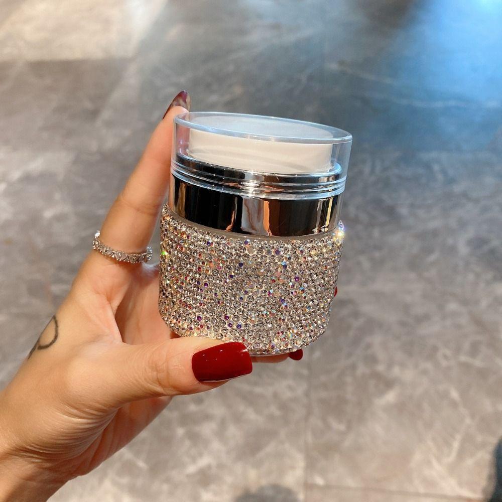 15ml Cremelotion Tiegel Luxus Strass Gesichtscreme Spender Tragbare Kosmetikcreme Flasche Reise