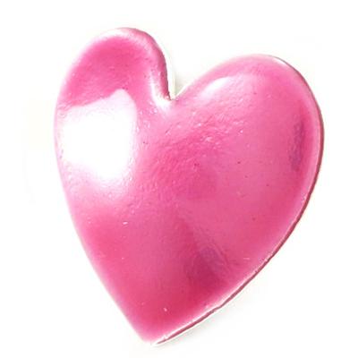 [L2346] - Designer Ring 'Love' Pink Glitter