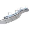 TOMYTEC TOMIX N Gauge Embankment Large Curve S-Shape Rail Set 91045 Model Train Supplies
