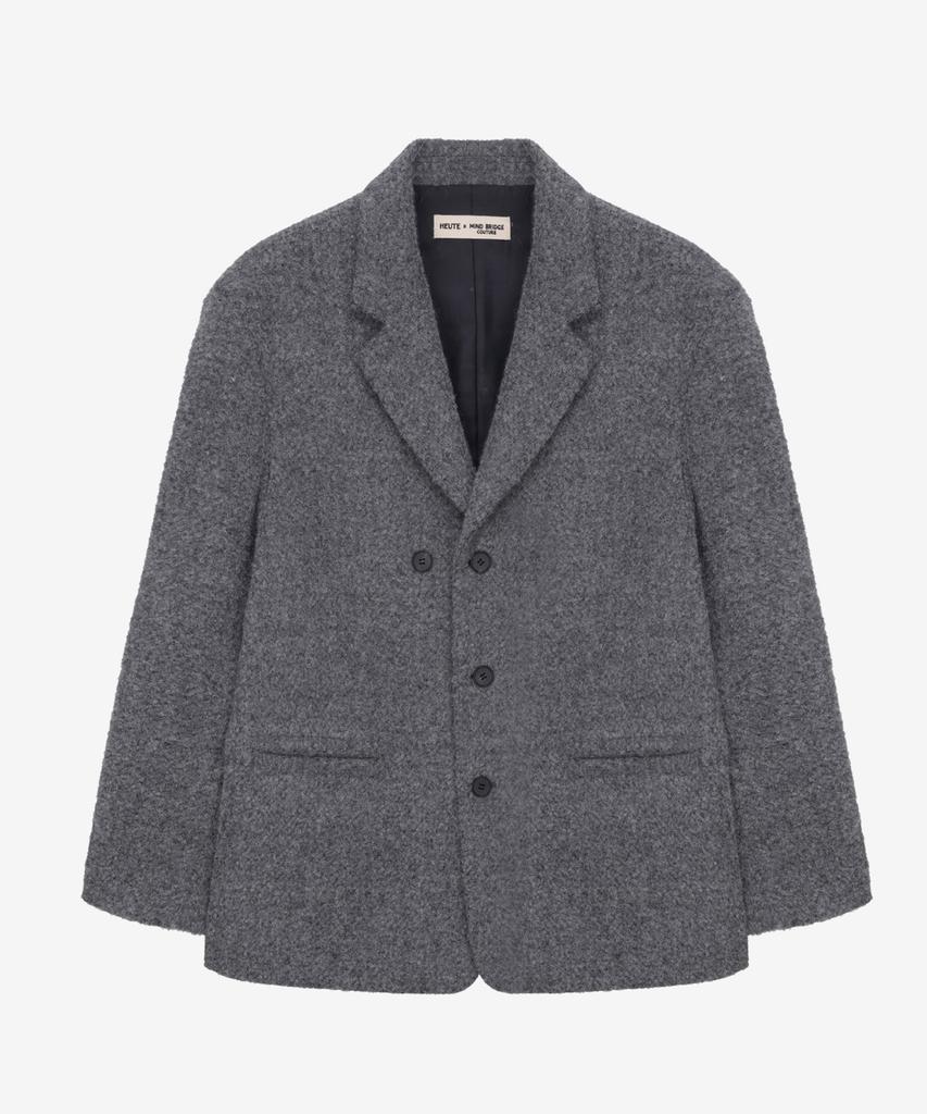 Mindbridge [Hoite] Boucle Wool Oversized Jacket