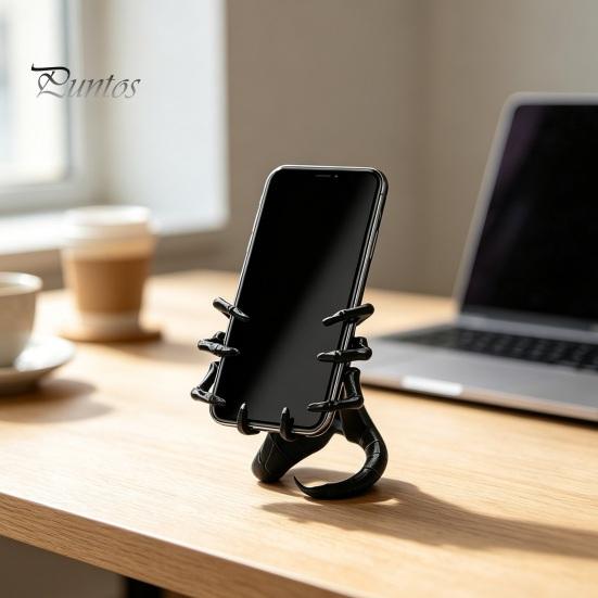 Hands Free Phone Dock Alien Facehugger Stand, Unique 3D Printed Cell Holder, Adjustable Viewing Angle Stand Sturdy PLA Decorative Smartphone Mount