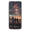 A Family Of Three Phone Case for Samsung Galaxy A55 A35 A15 A14 A13 A25 A54 A51 A71 A72 A73 A32 A52 A41 5G Soft TPU Shell Fundas