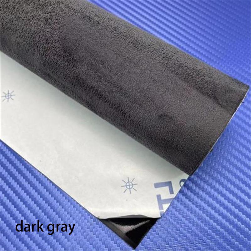 Premium Self-Adhesive Suede Fabric Car Interior Vinyl Wrap for Door Panels Dashboard Armrest DIY Car Interior Modification Furniture Decor