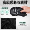 Golf Iron Cover Magnet Wedge Cover Club Head Cover Set of 10 Pieces Black Synthetic Leather White Numbers (4-9,P,A,S,X) Double-sided