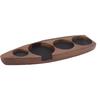 Wooden Coffee Tamper Holder Coffee Tamper Mat Stand Coffee Maker Support Storage Base Walnut Large