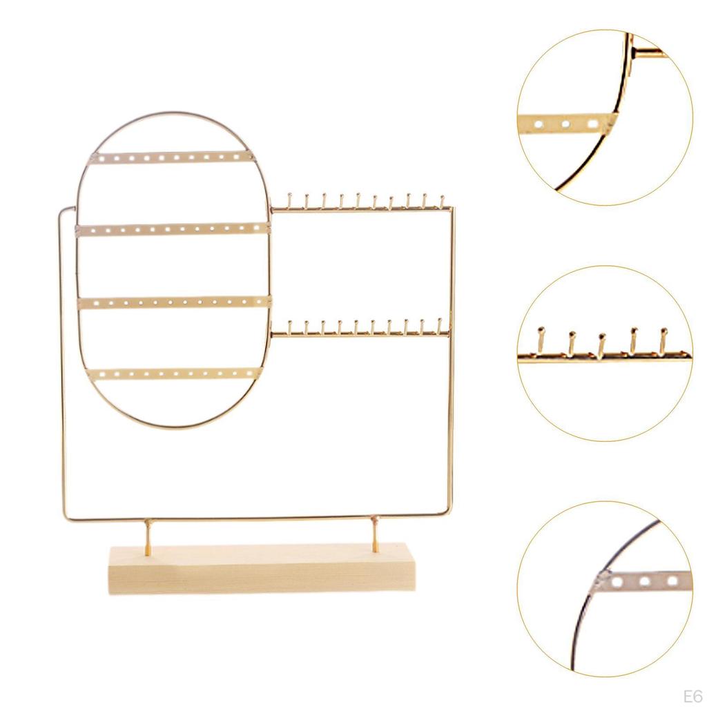 Earring Display Stand Jewelry Storage Rack Tabletop Organizer for Necklaces And Bangles