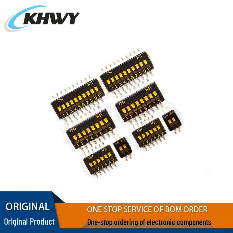SMT DIP-Schalter mit 1,27-mm-Pitch, 2-10 Positionen