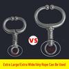 Stainless Steel Bull Nose Pliers for Cattle, Large Size, Punch-Free Spring Type Traction Tool