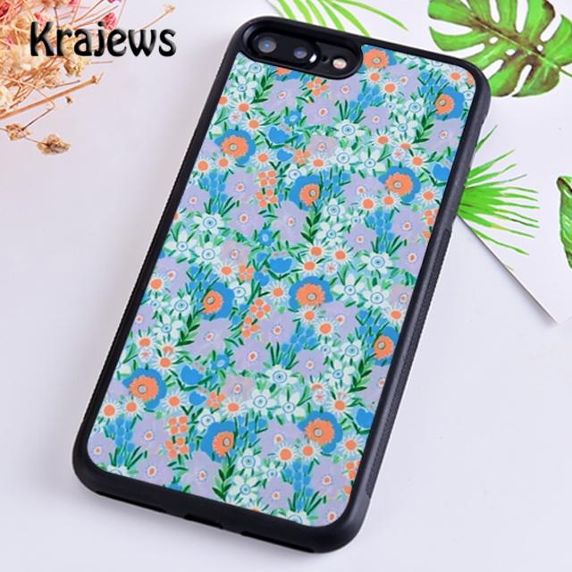 Krajews Daisy Flowers Abstract Floral Phone Case For iPhone 17 Air 16 14 plus 11 12 13 pro max