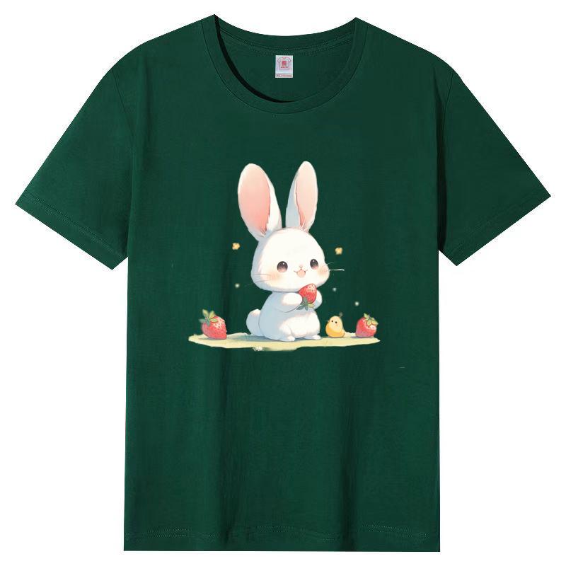 Summer New Korean Pattern Short-sleeved T-shirt Female Student Tops