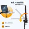 CAHAYA Desktop Foldable Music Stand with Sheet Music Reading Desktop Writing Music Book Desktop Menu Projector Laptop Heat Vertical Lightweight Sheet