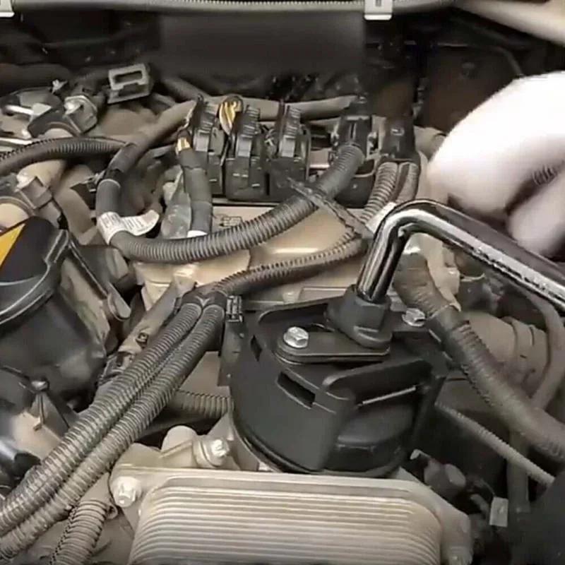 Motorcycle Torque Filter Wrench Tool U-shaped Heavy-duty Two Jaw Adjustable Wrench Forward and Reverse Rotation Maintenance Tool