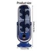 Table Small Cooling Fan Portable Desktop Tower Fan for Home Office Bedroom 5 Speed Adjustable Brushless Fan USB Powered