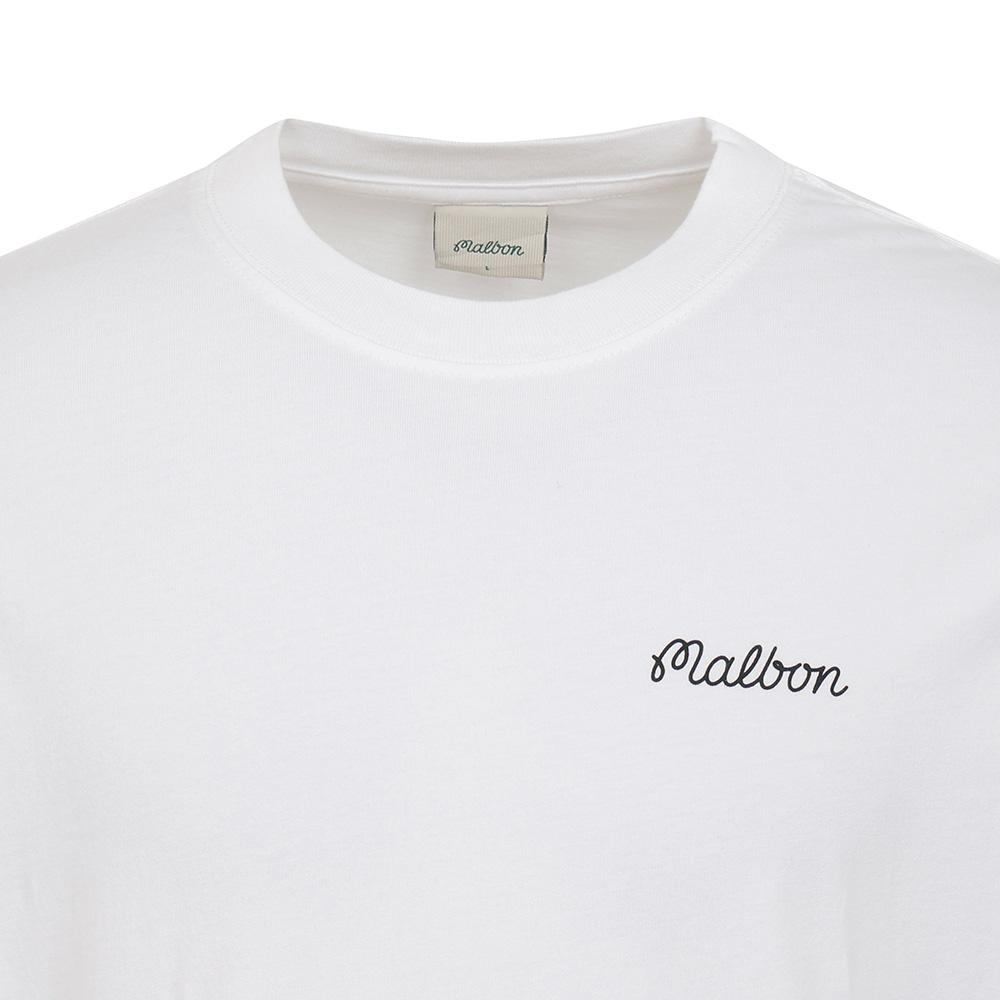 MALBON GOLF Bermuda Baldwin T-Shirt White