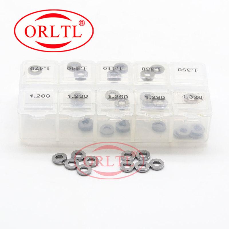 B21 1.50-1.77mm Common Rail Injector Adjustment Washers Shims Repair Kits B21 Auto Diesel Engine Gasket for