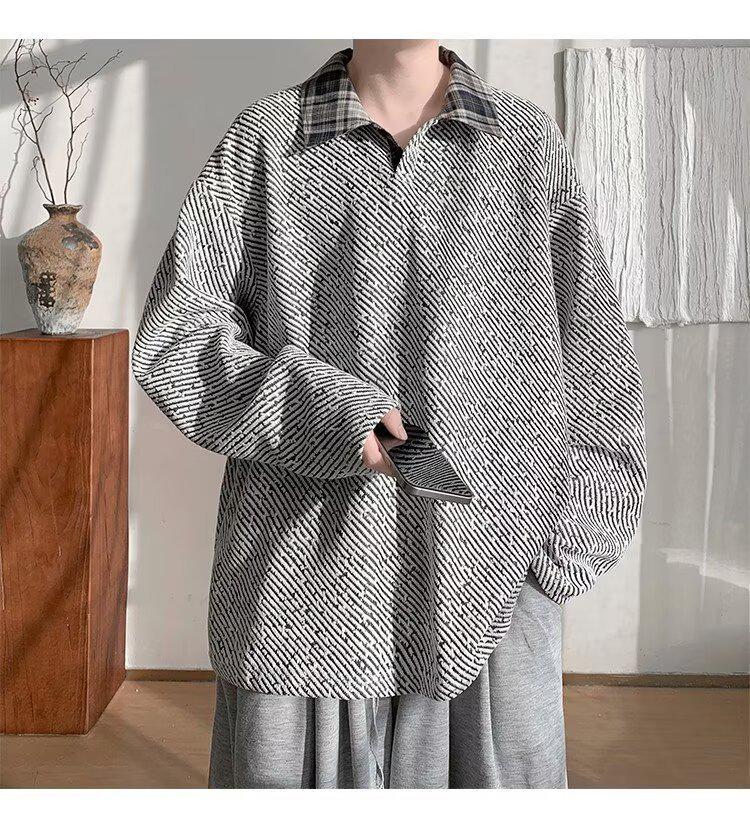 

20771 Winter Lazy Style Ripped Cable Knit Wool Pullover Sweater for Women 2XL білий