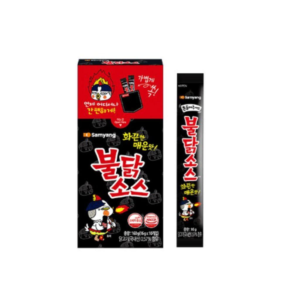 Buldak Spicy Chicken Stick Sauce 16g X 10ea Pack Korean Hot Spicy Sauce