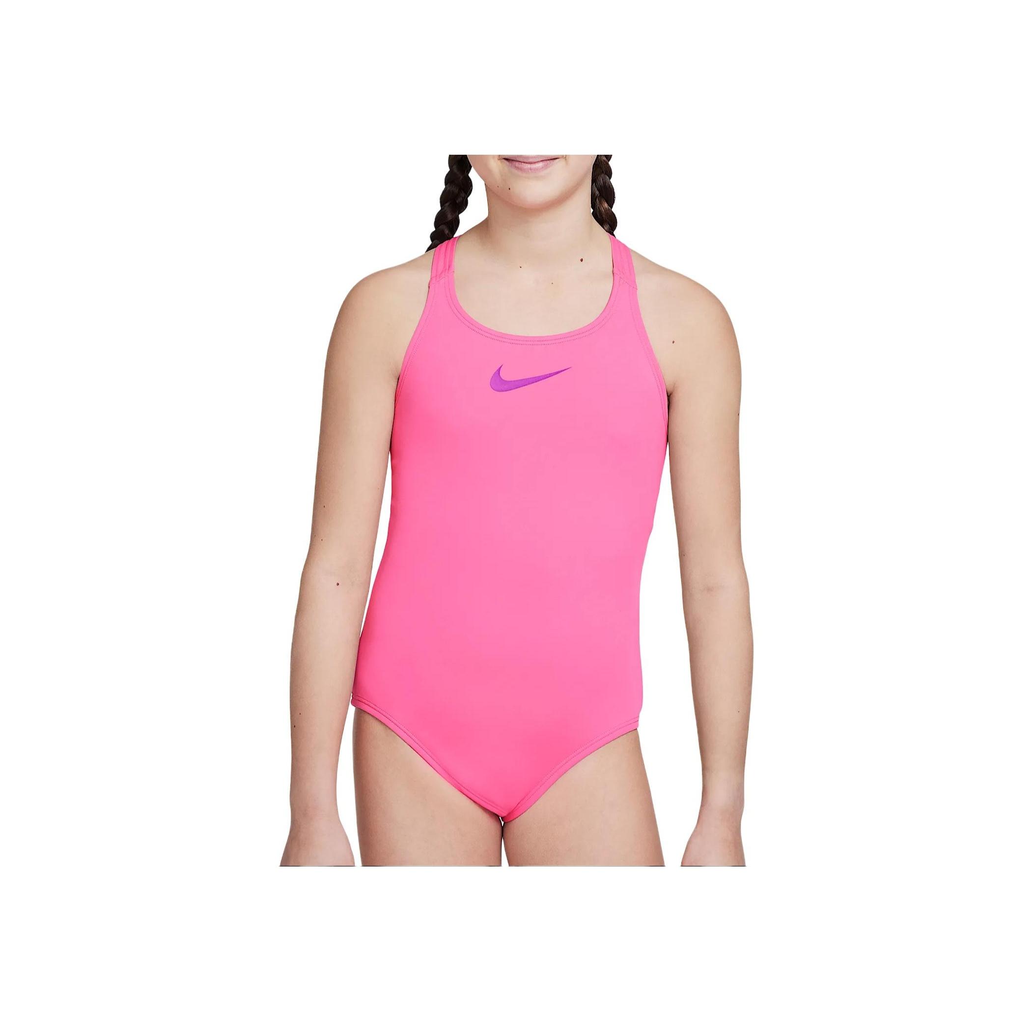 

Nike Kids Swimwear Solid Logo Backless Kids swimwear Pink DH9992-645 S