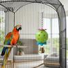 Bird Pecking Toy Parrot Foraging Ball Toy, Plastic Hollow with Bell, Play Cage Enrichment for Lovebird Budgie Cockatiel Conure