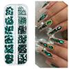 1 Box Luxus Glänzende Diamant Nagelkunst Strasssteine Stein Strass Glas 3D Nägel Zubehör Schmuck AB/Bunt Hotfix Maniküre Dekorationen#