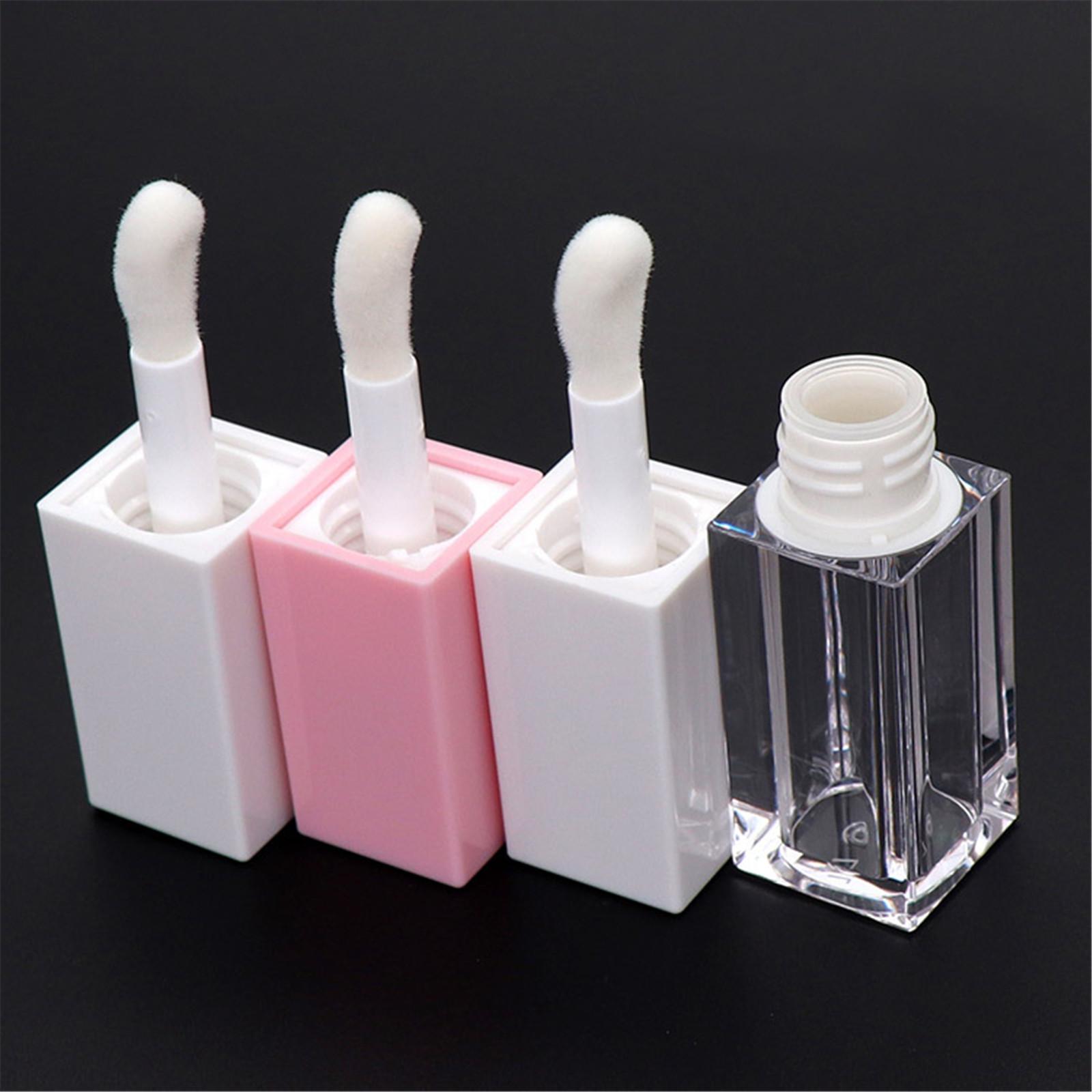 5ml DIY Lip Glaze Bottle Empty Tube Lip Gloss Tube Container With Cap Lipstick Bottle Lipgloss Tube Cosmetic Sample Container чёрный
