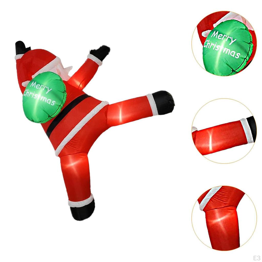 Christmas Decoration Outdoor Inflatable Climbing Santa Claus Indoor Inflatables with Built