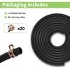 1/4 Inch ID Fuel Line Hose - 10 Feet Fuel Line For Kawasaki Kohler Briggs & Stratton Small Gas Diesel Powersports Engines And Generators W/ 20 Hose