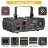 RGB Laser Light Show: Multicolor Laser Patterns for DJ, KTV, Disco, Stage with DMX Control