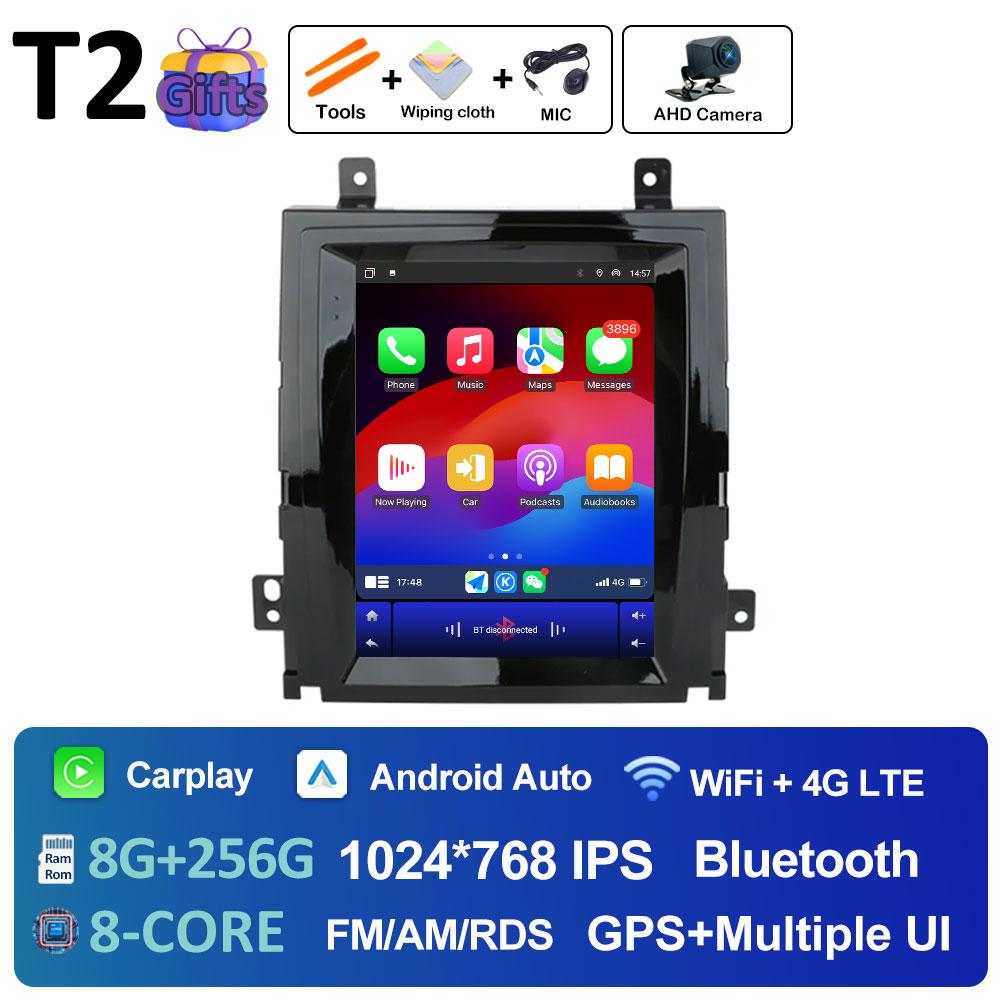 For Cadillac Escalade 2007 2008 2009 2010 2011 2012 2013 Android Auto Wireless Carplay 9.7 inch Touch Screen WIFI Accessories 4G