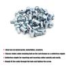 10/20/25/30/40/50/70/100pcs 5mm Thread Dia 15 x 8mm Brake Cable Wire Solderless Nipple Screw Silver Screw For Motorcycle
