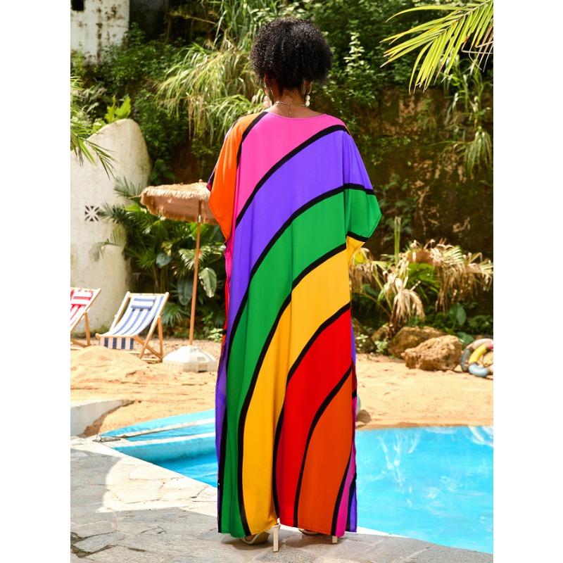 Ρόμπα Παραλίας Μεγάλο Μέγεθος, Φαρδιά, Κάλυμμα Μπικίνι για Μαύρισμα, για Γυναίκες