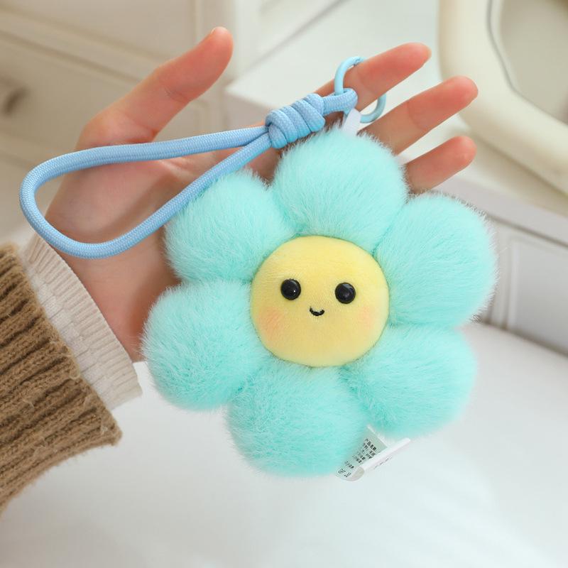 New Cute Gummy Flower Sunflower Pendant - Sweet Portable Style Women's Bag Charm