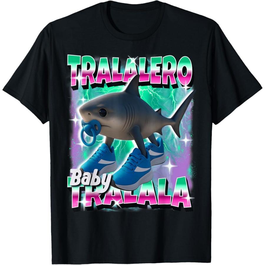 

Tralalero Tralala Italian-Brainrot He Loves And Obeys God T-Shirt XXXXXL чорний