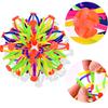 Kids Magic Telescopic Ball Outdoor Flower Expandable Retractable Ball Colorful Sensory Fidget Toy Parent Child Interaction Toy
