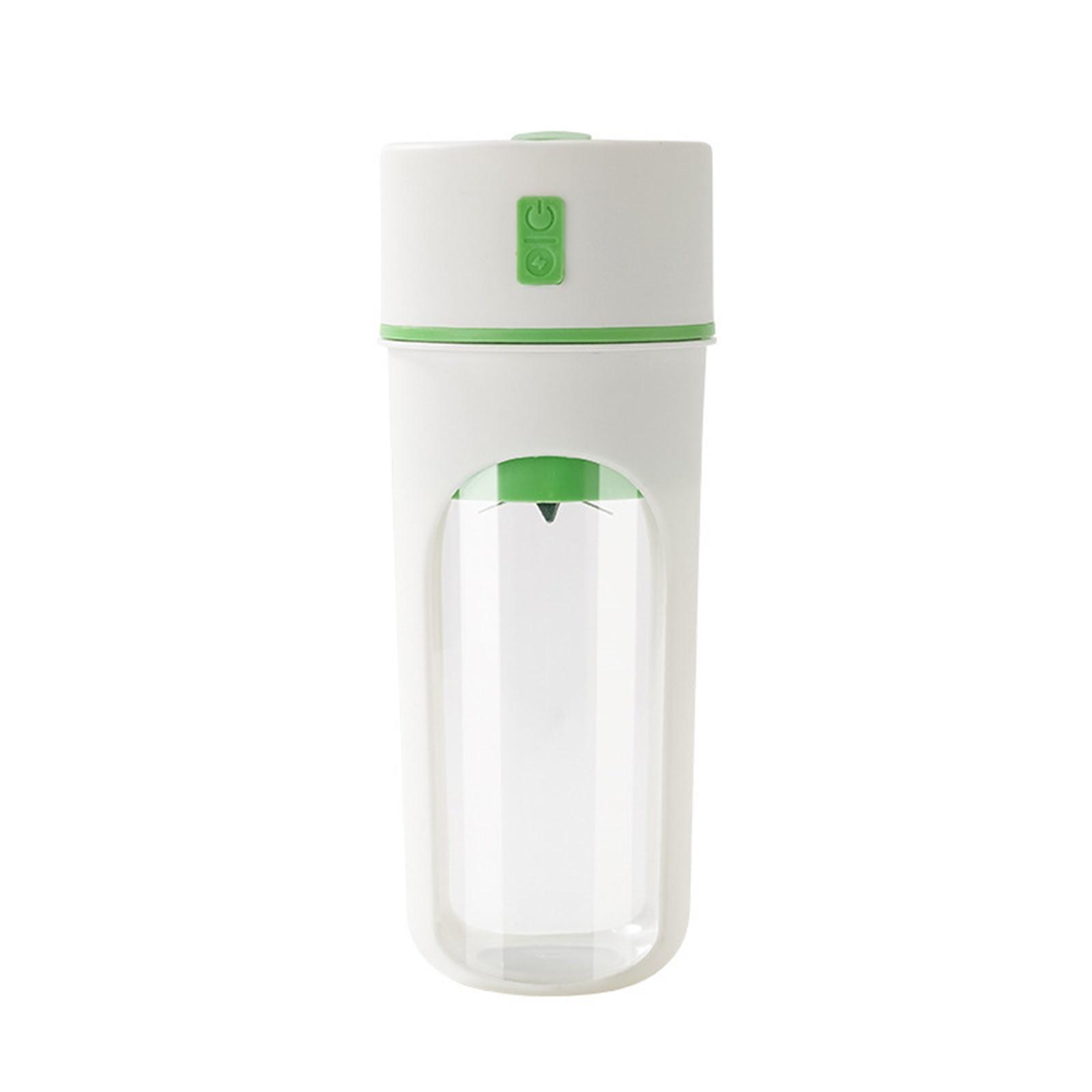 

Portable Mini Juicer Blender USB Rechargeable Personal Fruit Juice Maker with Detachable Bottle and One-Button Operation for Travel and Home Use One Size зелёный