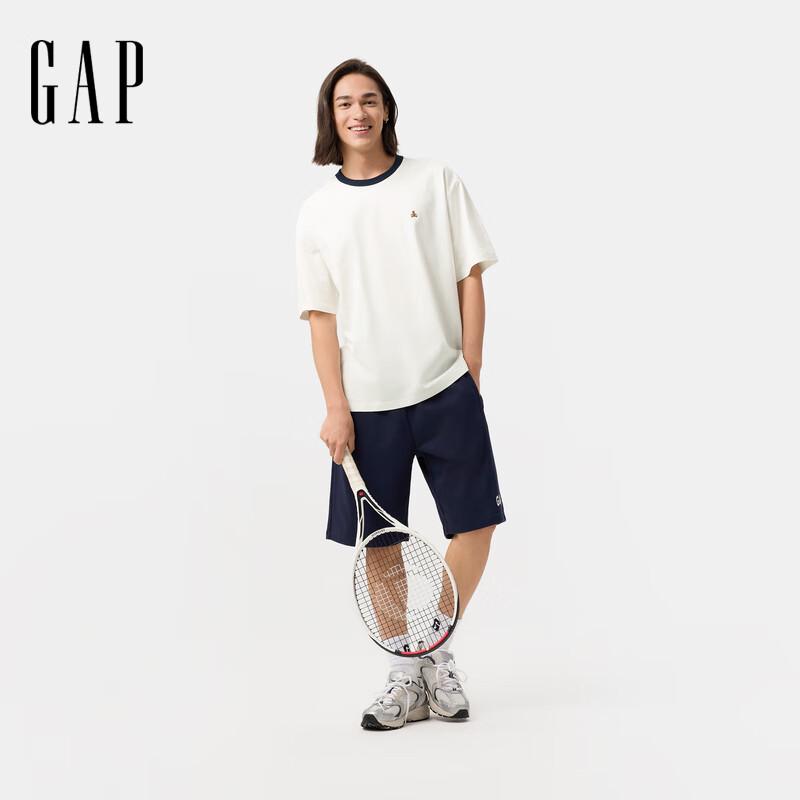GAP Unisex Embroidered Bear Cotton T-Shirt 2XL 3070₽