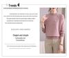 Women's Winter Half-High Neck Sweater for Middle-Aged and Elderly, Autumn/Winter Knitted Pullover