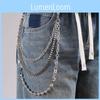 Punk Vintage Metal Waist Chain With Lobster Clasp For Summer And Winter Fashion