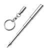 Durable Stainless Steel Telescopic Pen with Keychain Portable Mini Keychain Pen Tiny Tiny Key Ring Pen Gift